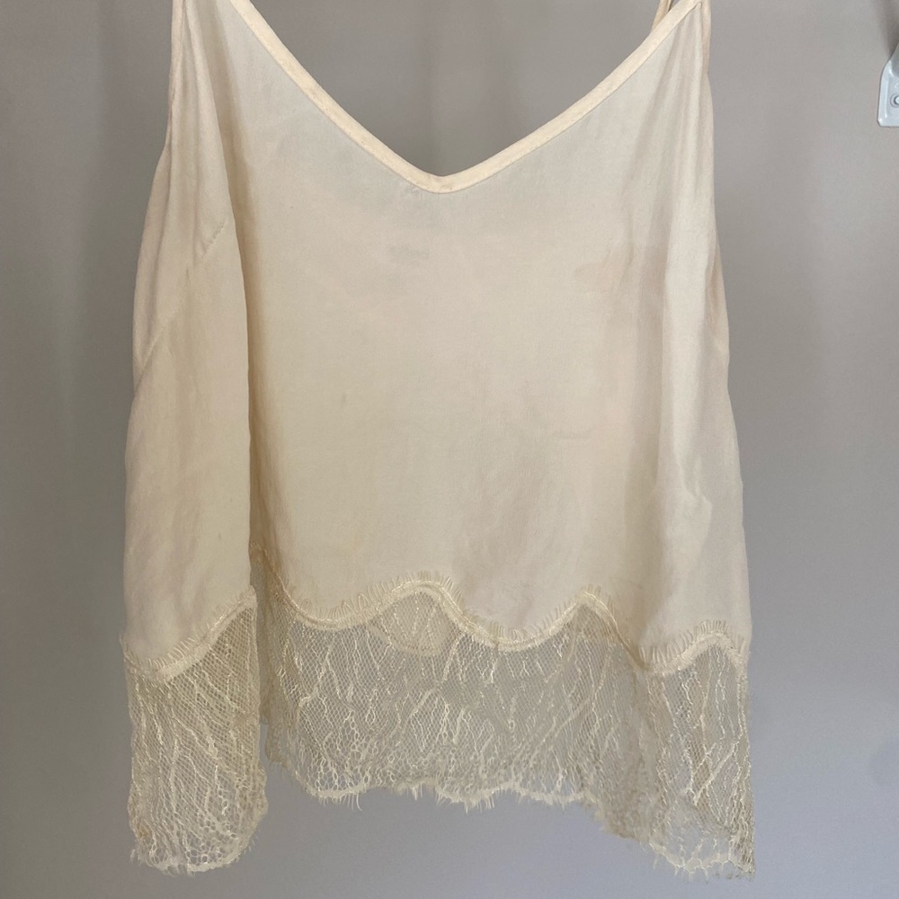 aritzia silk tank top